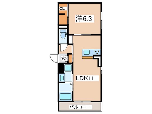 GRAND湘南　A棟の物件間取画像